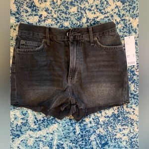 Urban outfitters black jean shorts